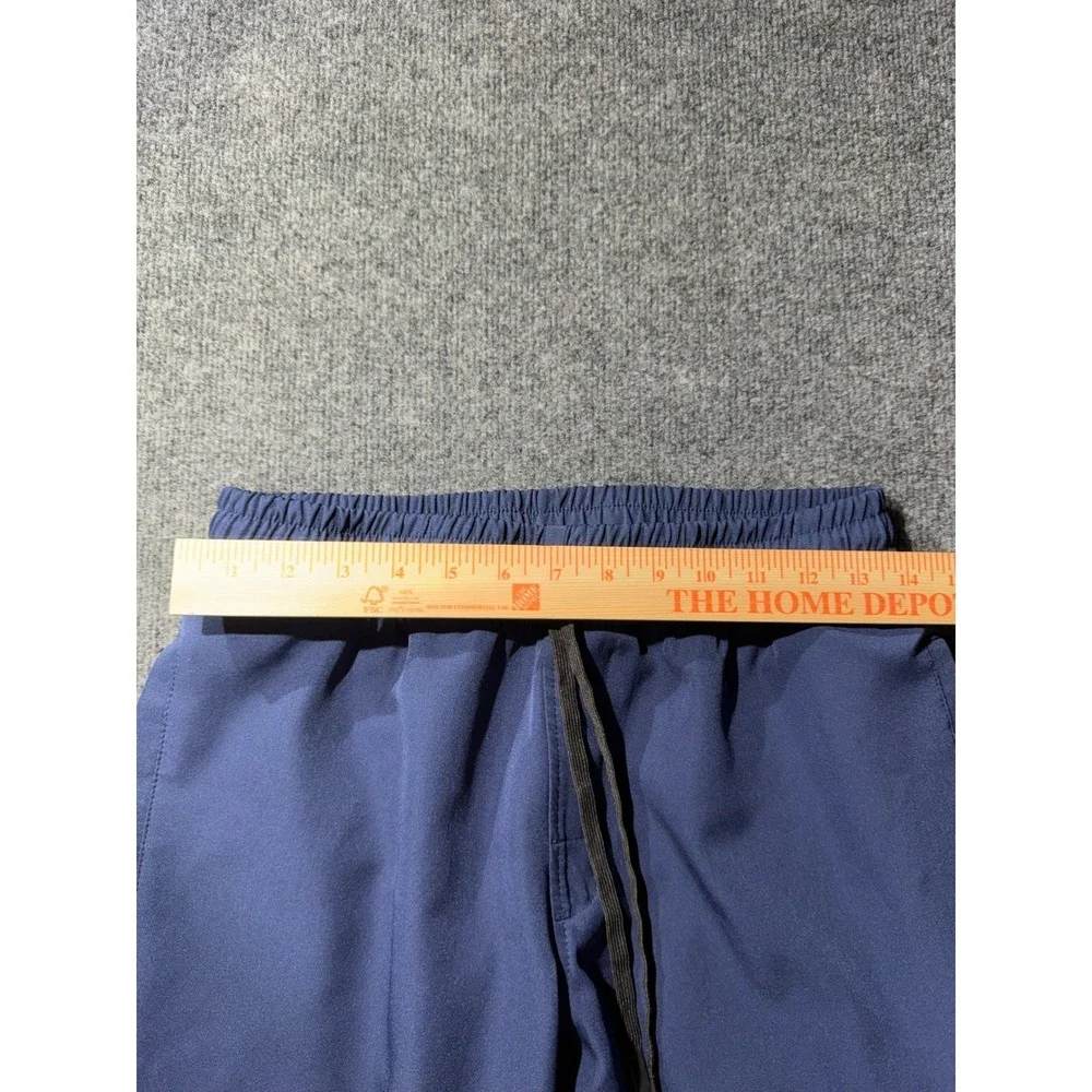 Leg3nd Discovery Mens Cargo Jogger Pants Navy Blue Elastic Waist Stretch Size M